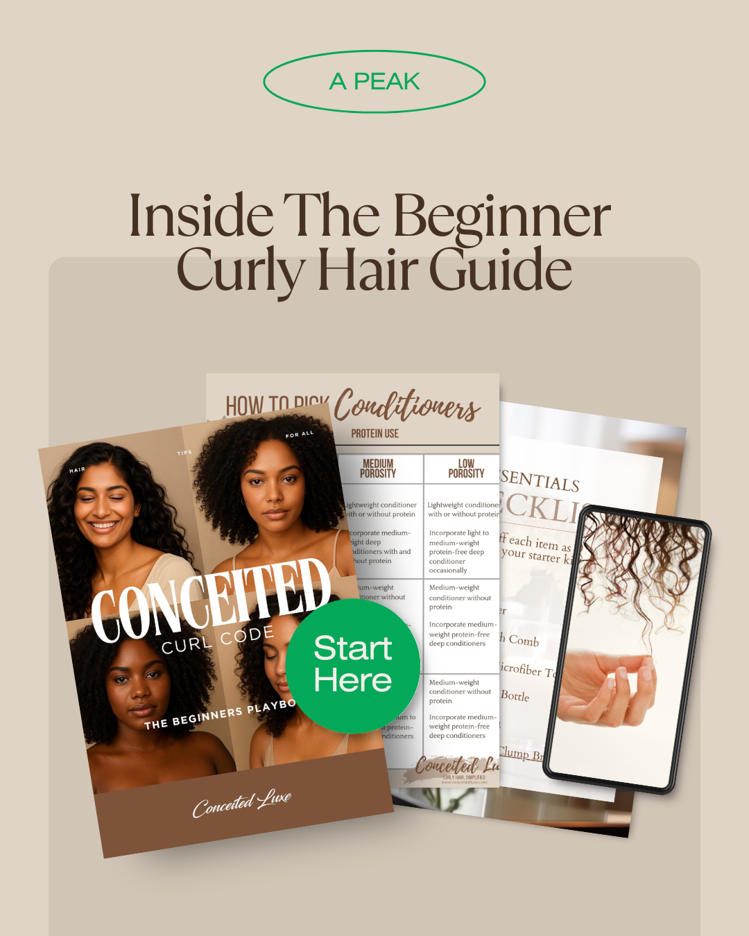 Conceited Curl Code- Beginners Playbook